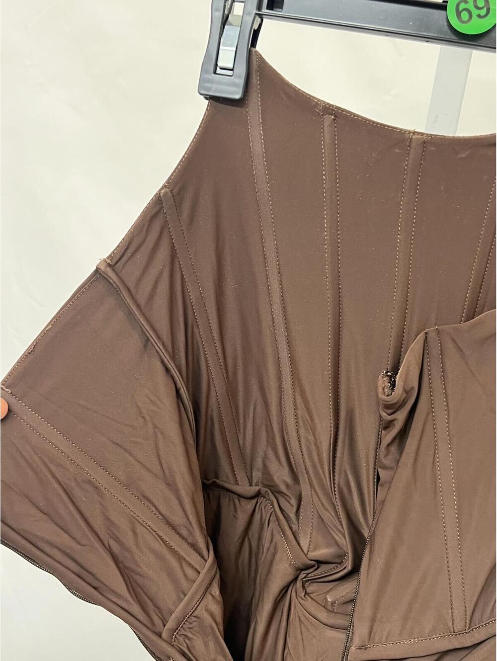 Deme by Gabriella Pearl Gown in Dark Brown - Picture 9 of 9